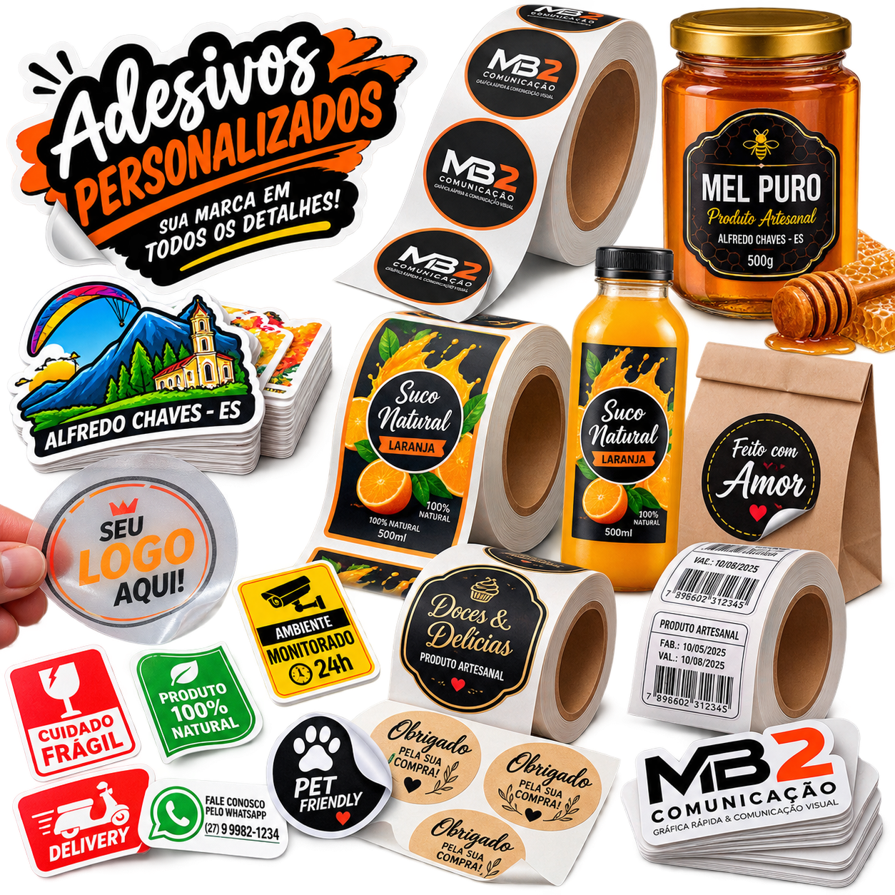 Adesivos personalizados